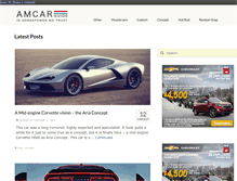 Tablet Screenshot of amcarguide.com